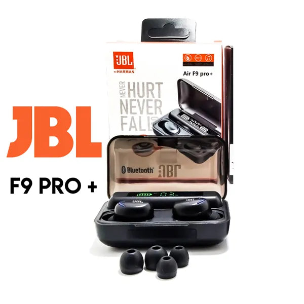 JBL F9 Pro+ | Écouteurs Sans Fil Haute Performance & Powerbank Intégrée