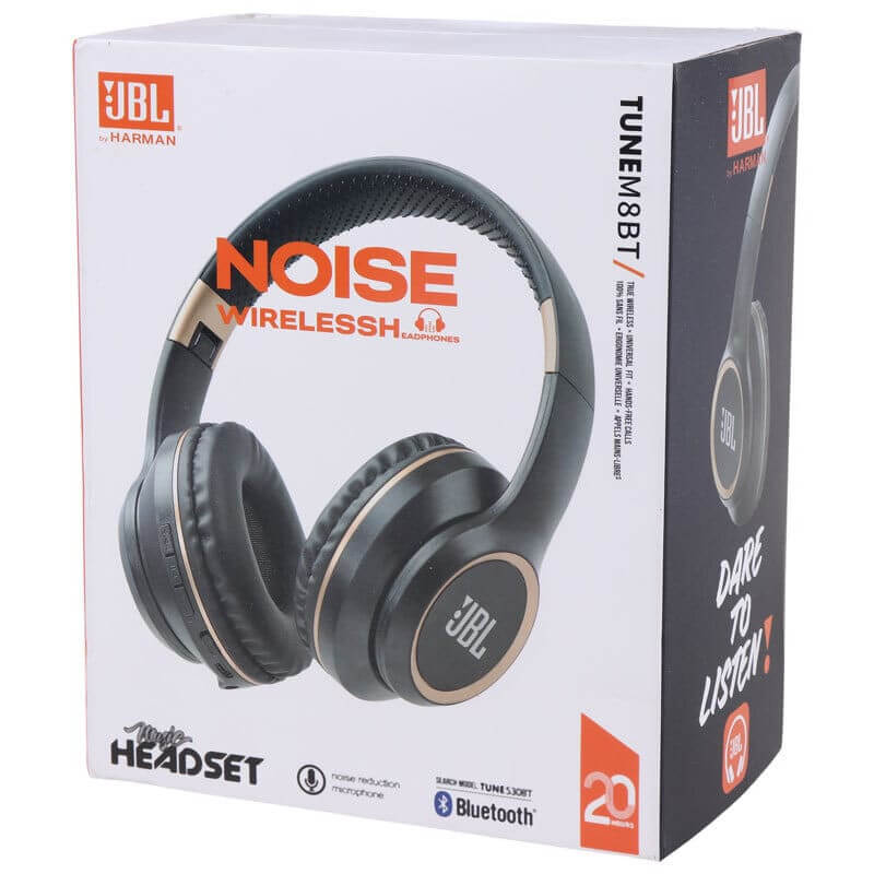 JBL Tune M8 BT Wireless Headphones – Premium Sound & Comfort