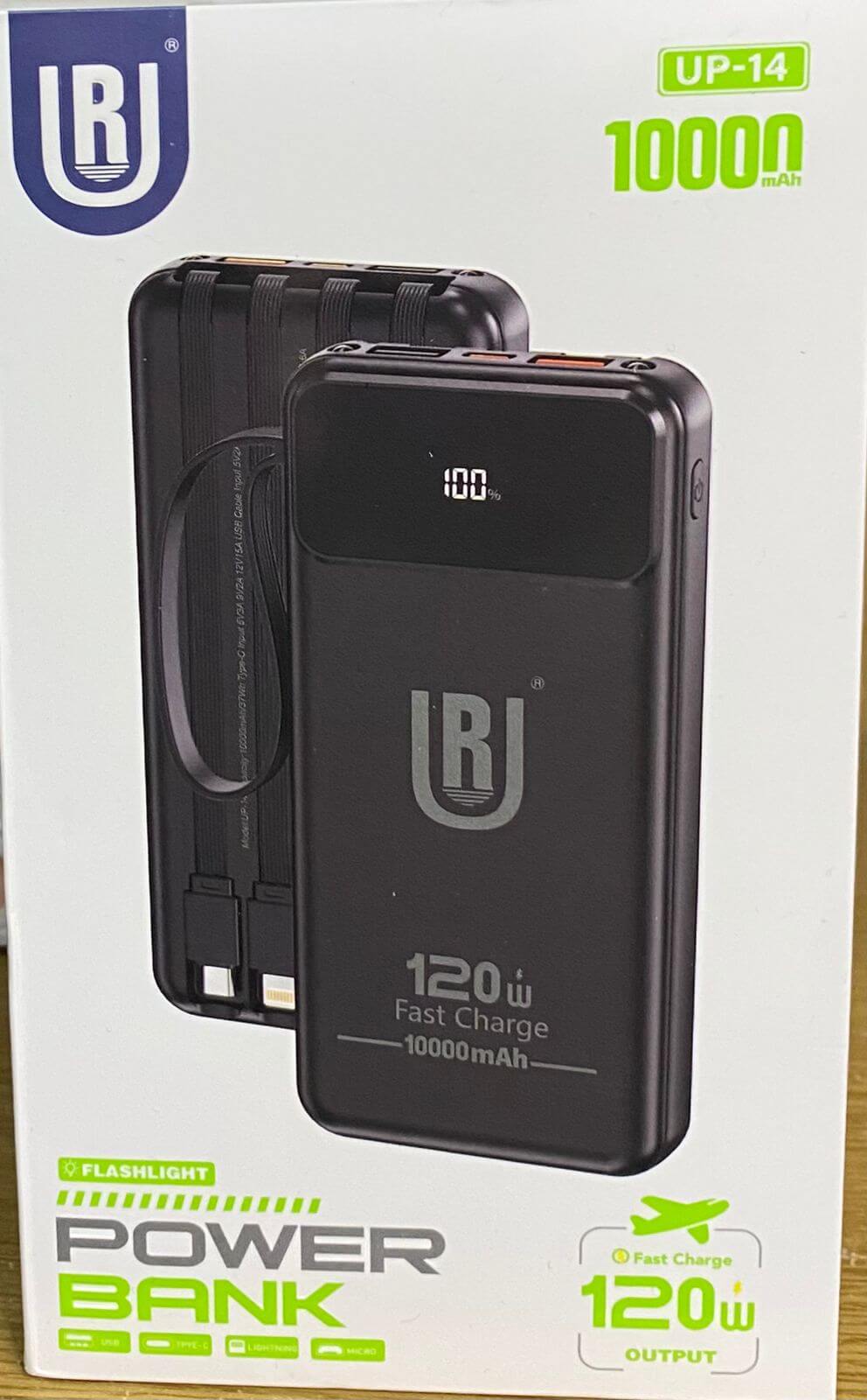 PowerBank Ultra 120W | 10000mAh | 4-en-1