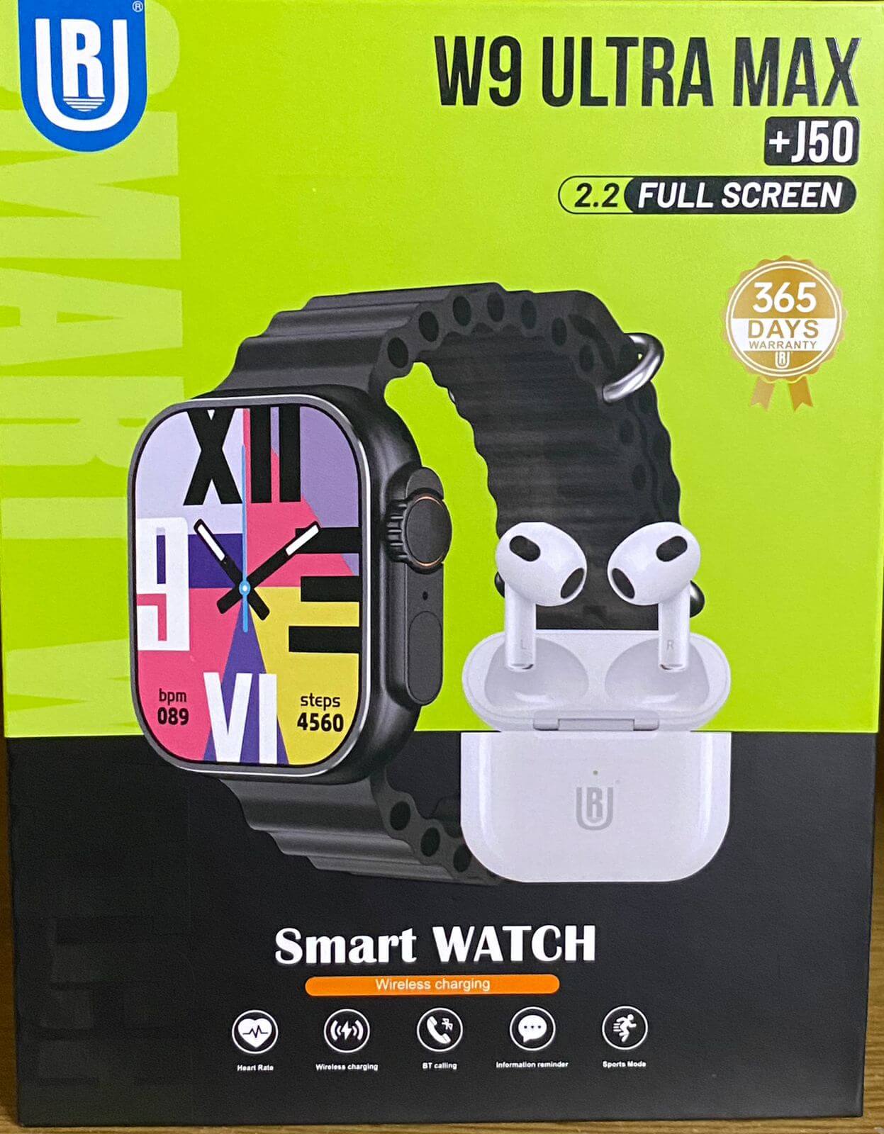 Smart Watch W9 ULtra Max +J50