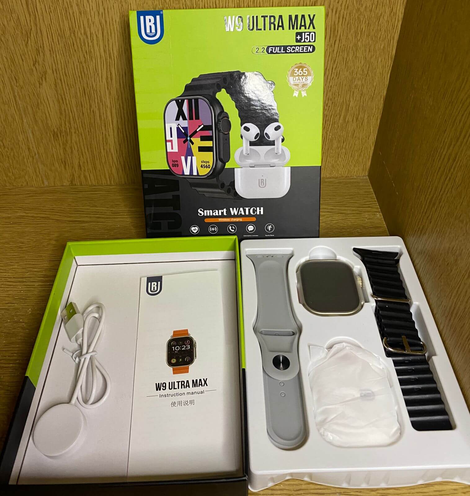Smart Watch W9 ULtra Max +J50