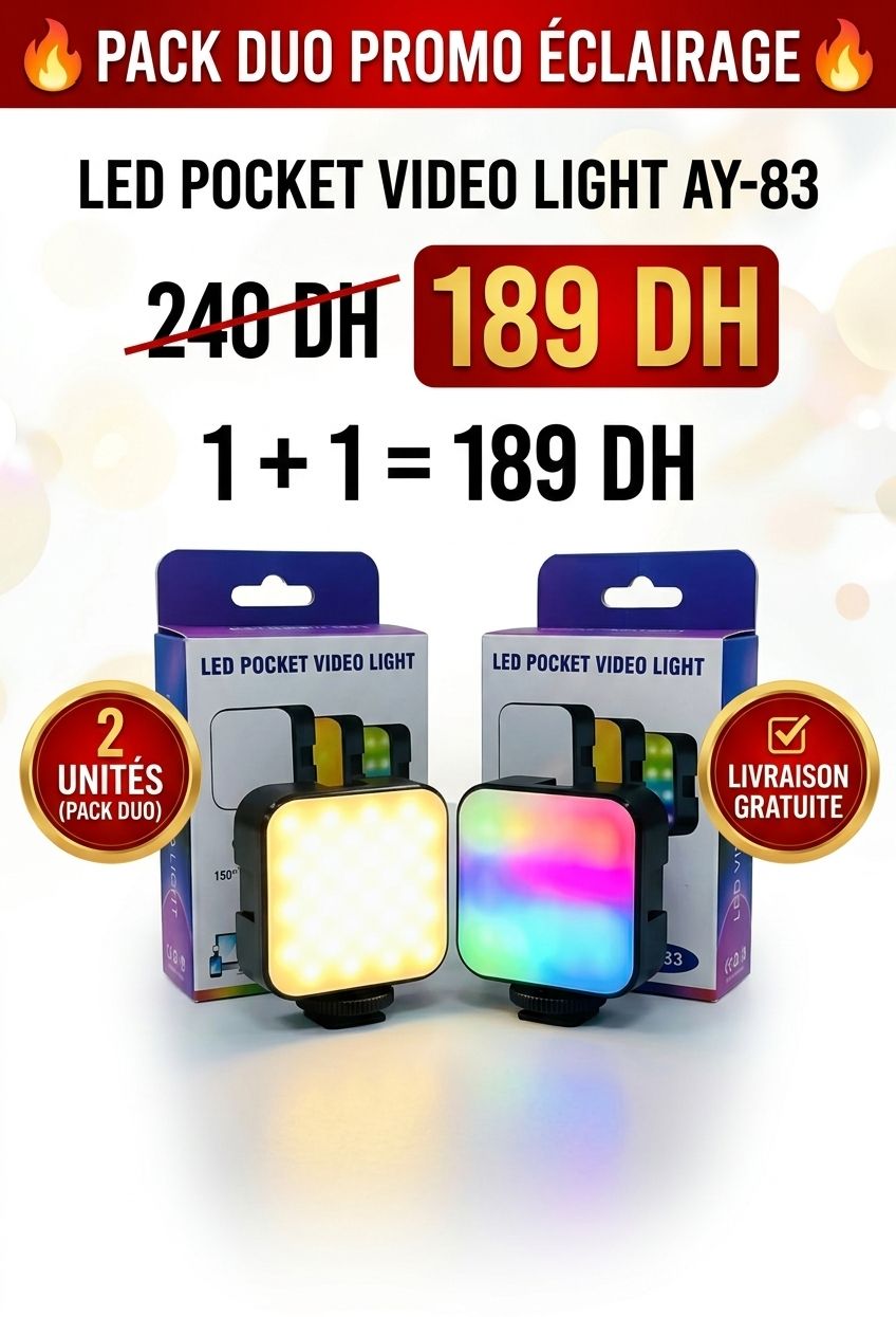 PACK PROMO DUO 2 ringlight
