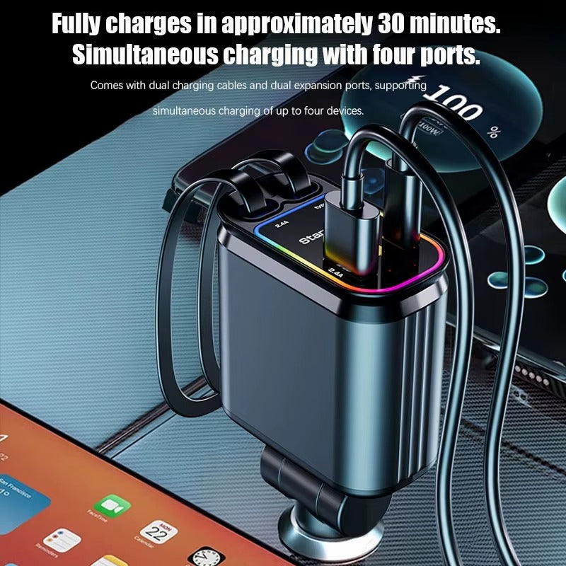 Adaptateur allume-cigare pour téléphone 120W