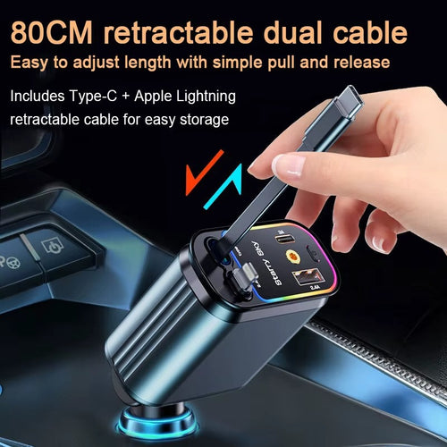 Adaptateur allume-cigare pour téléphone 120W